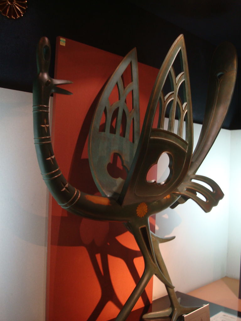 ♦蝋型細密鋳金 象嵌 波乗り兎 波千鳥文 波乗り龍足 香炉 唐金 美術品 骨董品 佐度の画廊46：人間国宝 蝋型鋳造 佐々木象堂 : 佐渡広場