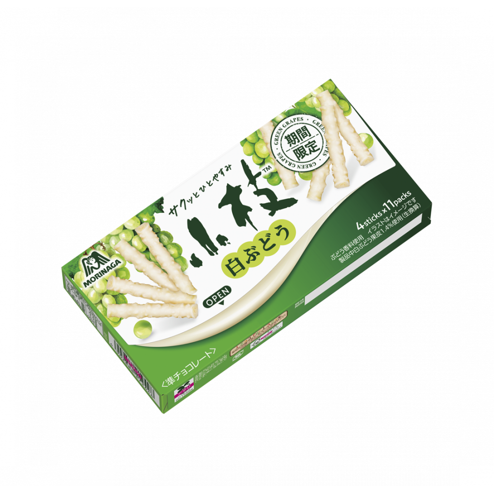 新登場！小枝の白ぶどうフレーバーを楽しむ季節 : チャミのおやつまとめ