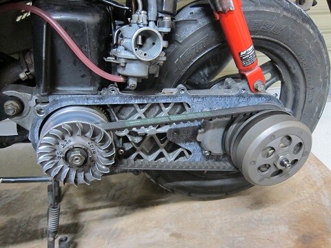 チャンプRSのタイヤ交換と駆動系変更 : けんじぃ日記（チャンプRS