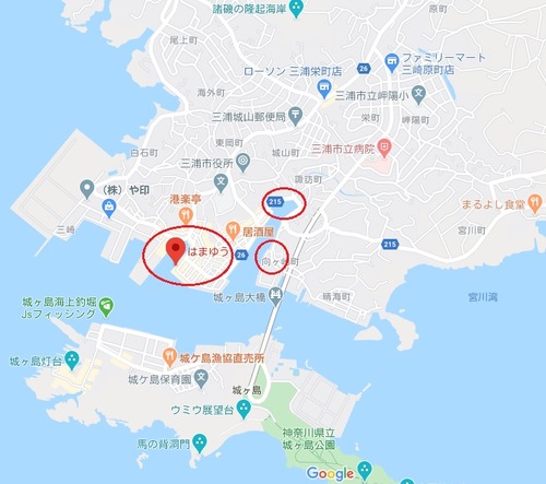 三崎港周辺