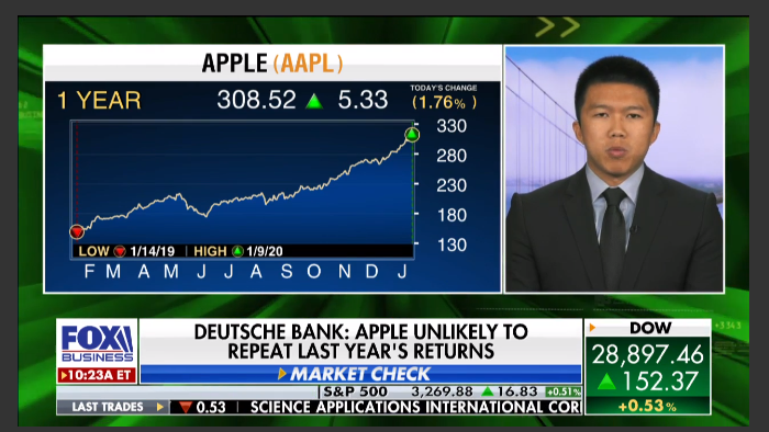  Appleの新製品への期待、AAPLとサプライヤー株が過去最高値に急上昇