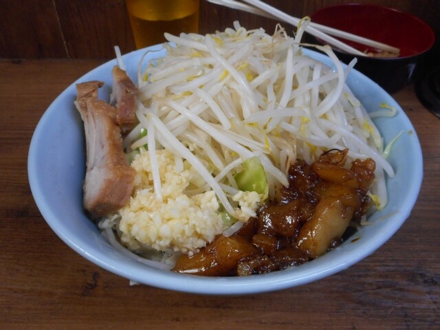 ラーメン二郎 池袋東口店 まぜそば ホント イエロー マジック