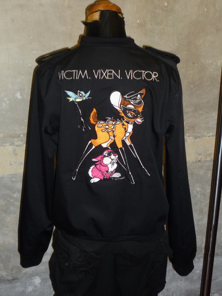 希少 Victim. vixen.victor ディズニーバンビ 刺繍ジャケット aljaser