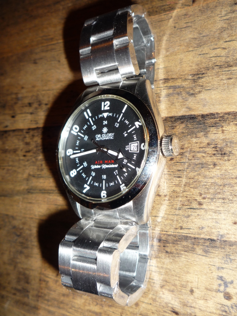 ル*パ様 orglory自動巻き ブラック 腕時計 airman 再入荷】or glory【air man・watch】 : NOSE GLASS