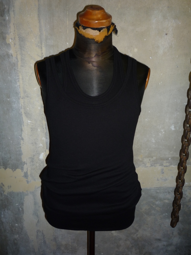 ユリウス　レイヤードタンクトップ 大きいサイズ】裾ストライプレイヤードタンクトップ(タンク