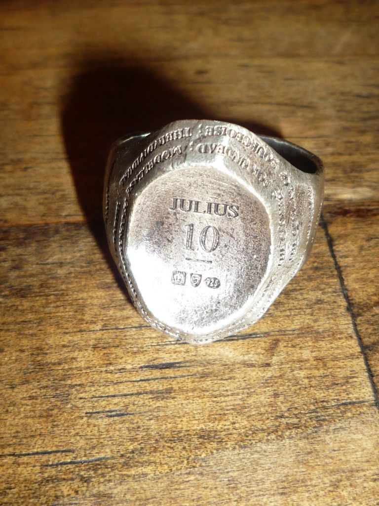JULIUS×GARNI【STERLING SILVER/10th Anniversary RING】 : NOSE