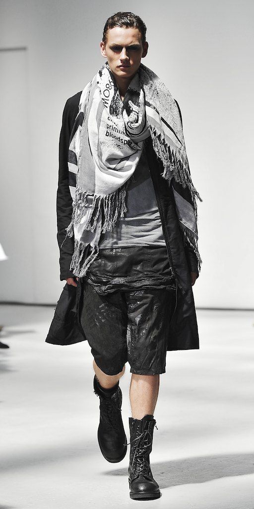 julius【cotton jacquad cloth/キリングジョーク・ストール  