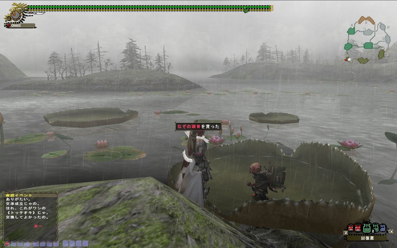ハーヴェスト素材の収集おさらい なぞの頭骨 Mhxx 稀に Mhf日記 カオスの人生やっぱり送りバント