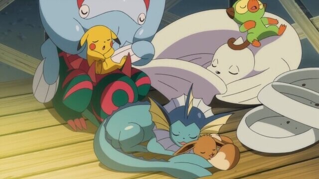 ポケットモンスター63話感想 イーブイのシャワーズ研修 混沌の深淵 カオス ディープ
