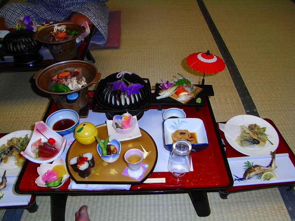 赤城温泉 湯之沢館 食事編 群馬県へ ４ ちゃっぷの温泉 ハイキングブログ