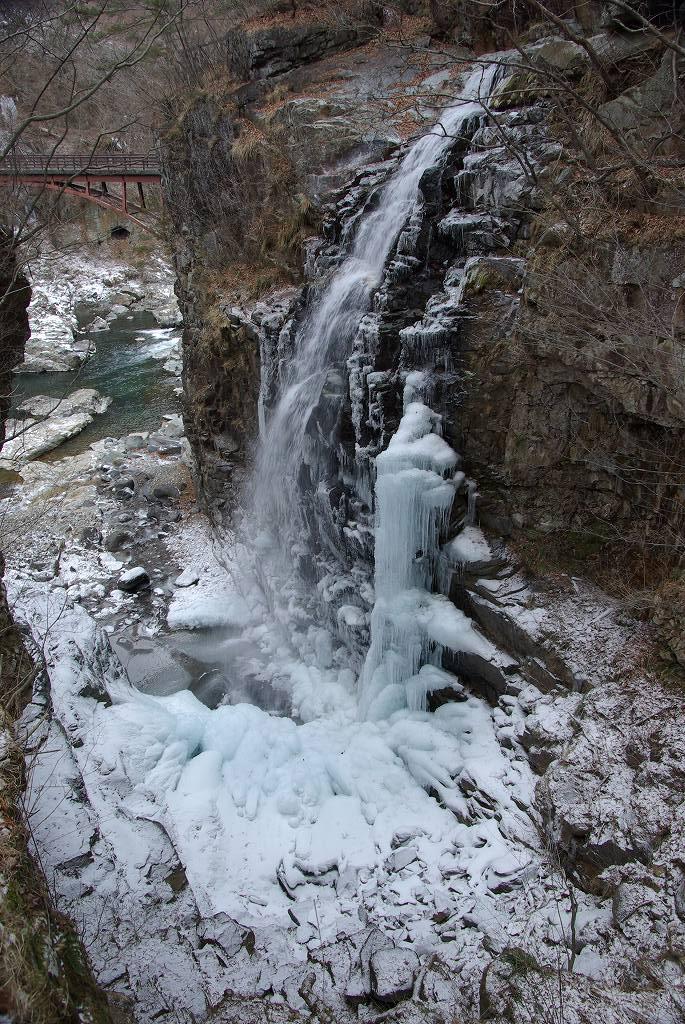 龍王峡の冬 栃木へ １ ちゃっぷの温泉 ハイキングブログ