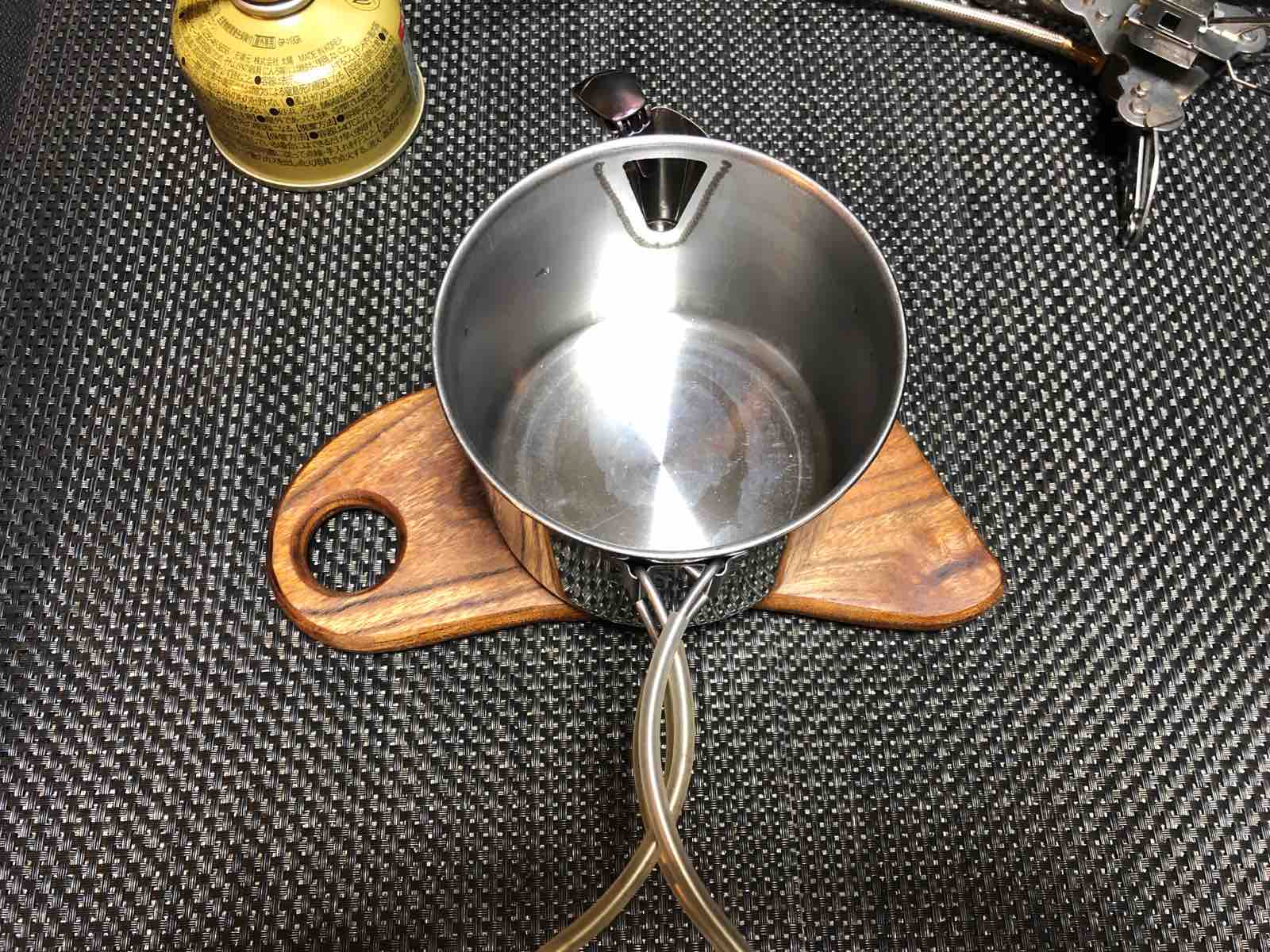 Snowpeak ケトルNo.1に装着してみた^ ^ : 歩けおっさん by Rappo -楽歩-