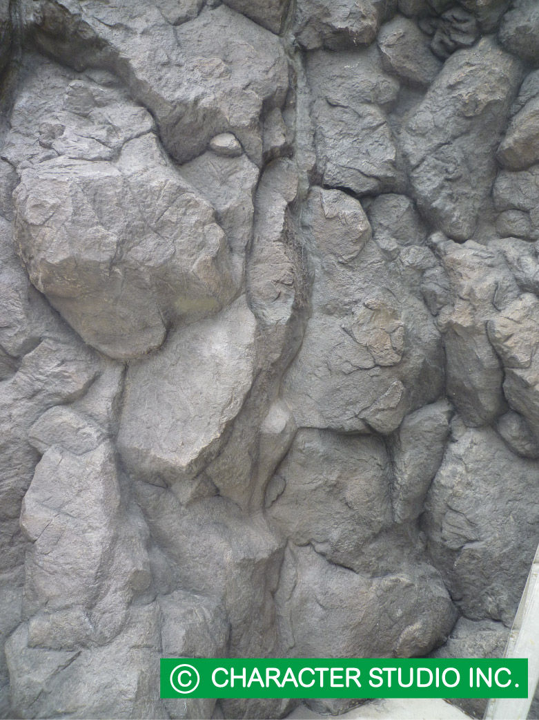 FRP擬岩（スーパーリアルな表現）製作・施工 : 擬岩・擬石造形・擬木