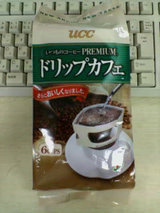 UCCいつものコーヒーPREMIUMドリップカフェ