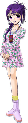春菜のレイヤードフリルの花柄ワンピース