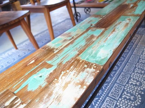 gleam / LONGBOARD BENCH : CHARCOAL*GREEN Furniture BLOG NEWS