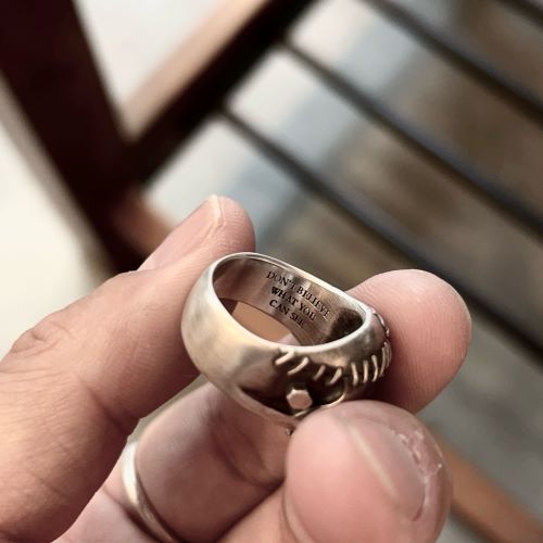 HEAVY SKULL RING Frankenstein. : CHARCOAL*GREEN BLOG NEWS