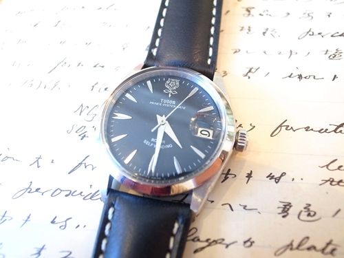 1960's TUDOR デカ薔薇 アンティークウォッチ : CHARCOAL*GREEN 1960's TUDOR デカ薔薇 アンティークウォッチ : CHARCOAL*GREEN
