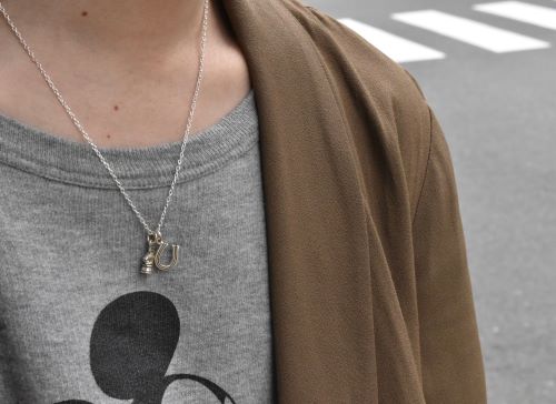 PUERTA DEL SOL×SYMPATHY OF SOUL Collaboration Necklace : CHARCOAL