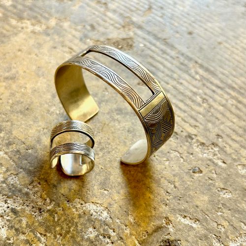 TUAREG SILVER RING HOLE : CHARCOAL*GREEN BLOG NEWS