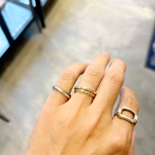 群青 GUNJYO by Atease～編込みK10 gold ring～ : CHARCOAL*GREEN BLOG