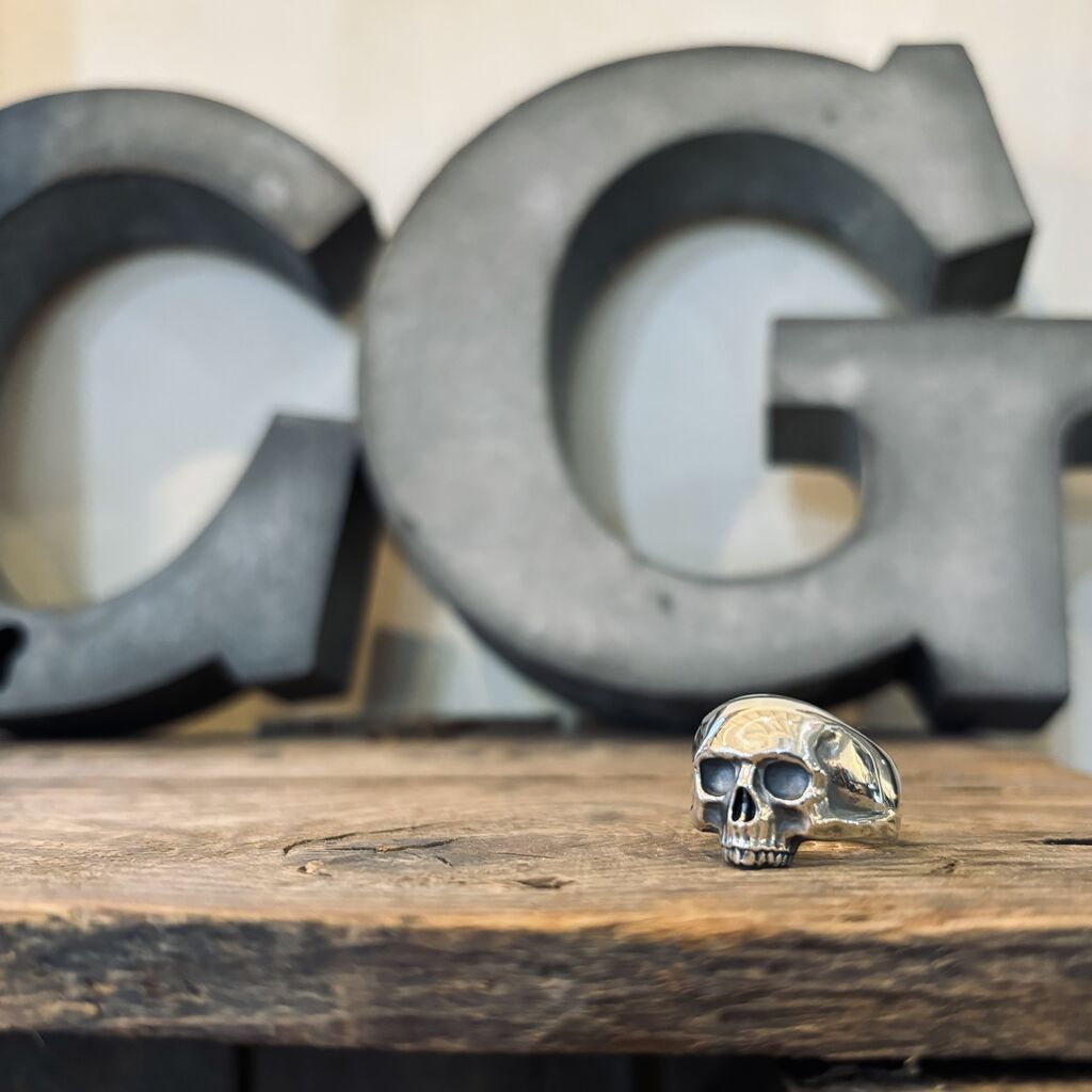 mollive HeavyOZ/HEAVY SKULL RING STAY GOLD : CHARCOAL*GREEN BLOG NEWS