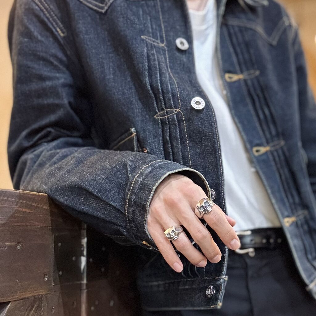 mollive HeavyOZ/HEAVY SKULL RING STAY GOLD : CHARCOAL*GREEN BLOG NEWS