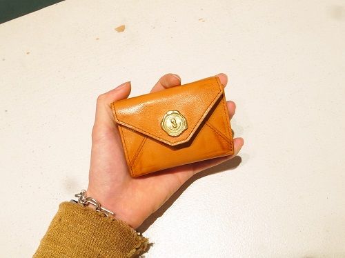 SAN HIDEAKI MIHARA / メール型3つ折りミニ財布。 : CHARCOAL*GREEN ...