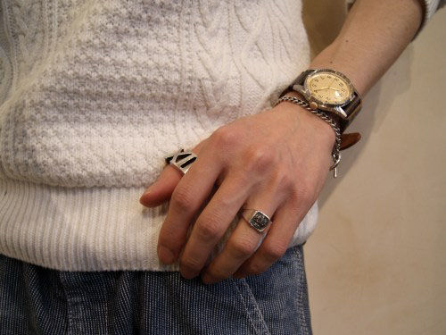 Vantique 復刻リング「HALLMARK SIGNET/CROWN COLLEGE
