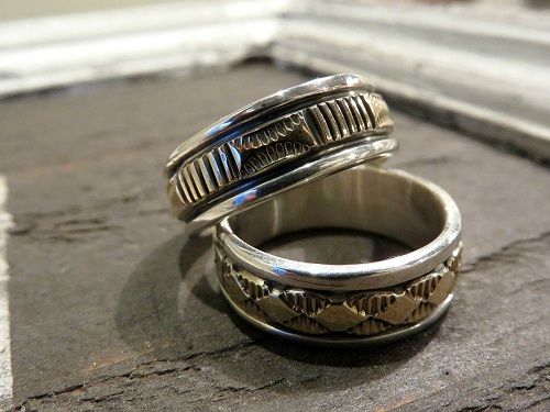 Bruce Morgan / 14K Combination Ring : CHARCOAL*GREEN BLOG NEWS