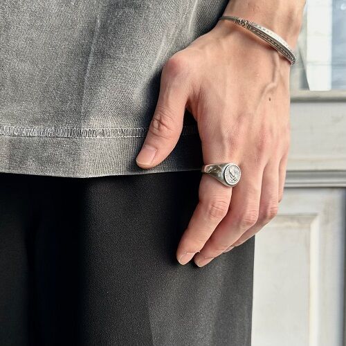 Vantique / PRAY RING SILVER (限定品) : CHARCOAL*GREEN BLOG NEWS