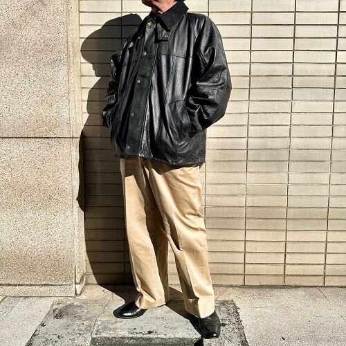 YOUSED レザージャケット2種 : CHARCOAL*GREEN BLOG NEWS