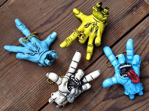 Lucky Rudy　ラッキールーディー キーホルダー LUCKY RUDY・MAD SCULPTURES キーホルダー : CHARCOAL*GREEN