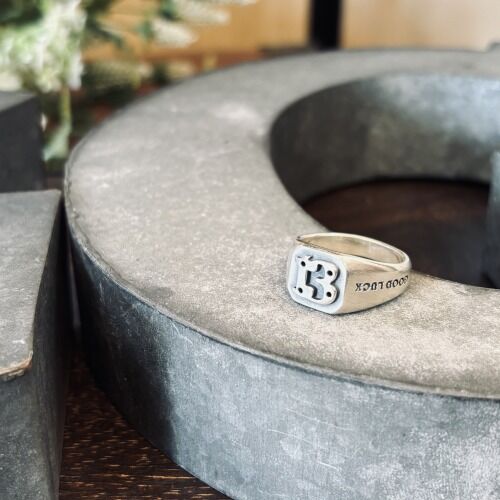 mollive HeavyOZ/BAD LUCK 13 RING : CHARCOAL*GREEN BLOG NEWS