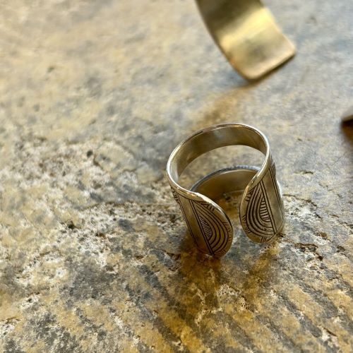 TUAREG SILVER RING HOLE : CHARCOAL*GREEN BLOG NEWS