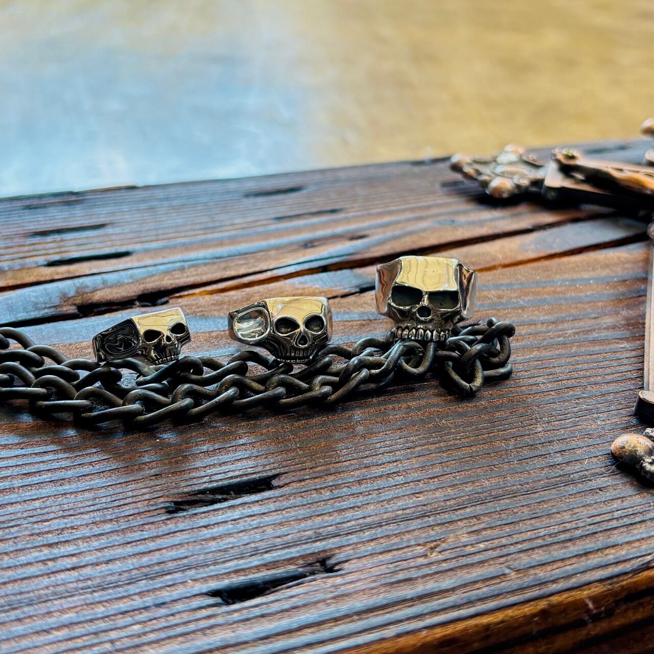 FLASH POINT ～SKULL RING～ : CHARCOAL*GREEN BLOG NEWS