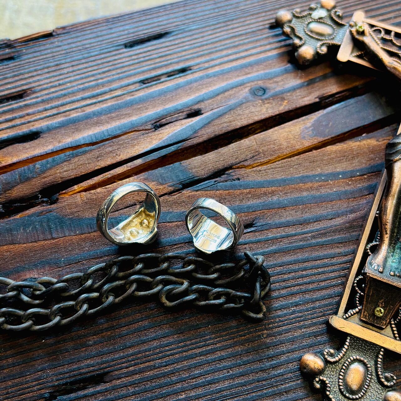FLASH POINT ～SKULL RING～ : CHARCOAL*GREEN BLOG NEWS