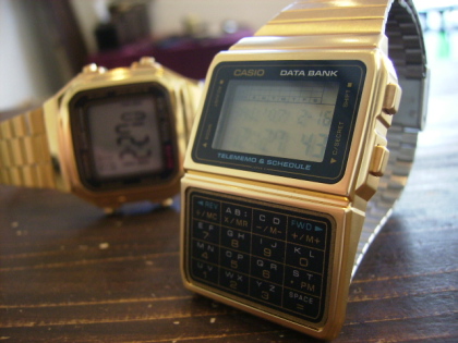 Amazon.co.jp: [カシオ]CASIO データバンク 腕時計 ゴールド