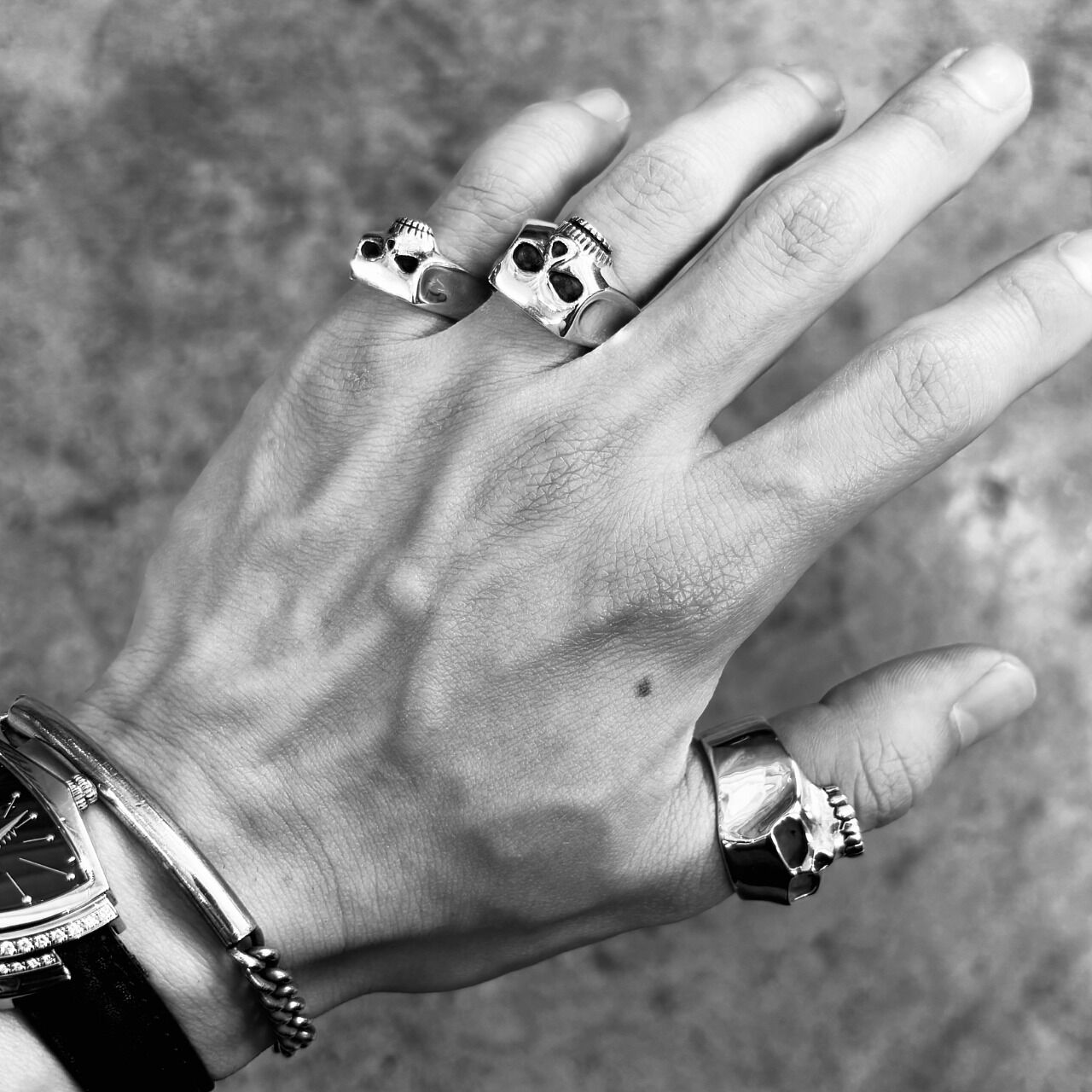 FLASH POINT ～SKULL RING～ : CHARCOAL*GREEN BLOG NEWS
