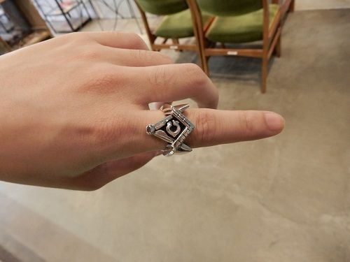 FLASH POINT MASONIC RING : CHARCOAL*GREEN BLOG NEWS 