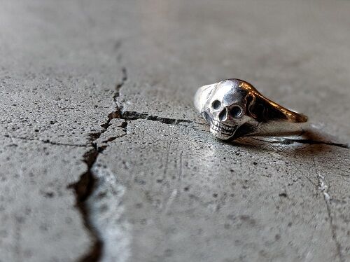 ✳︎ 70s 80s イギリス Vintage Skull Ring ✳︎