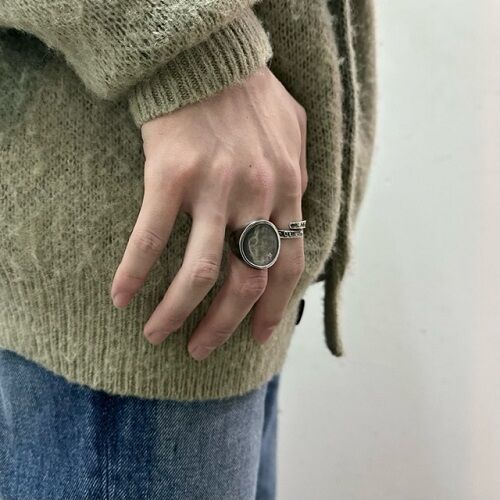 Rusty Thought ラスティーソート シルバー シグネットリング 11号 Rusty Thought（ラスティーソート）の「RUSTYTHOUGHT ラスティー