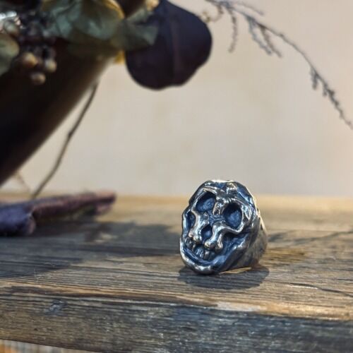 d*2様 mollive HeavyOZ jesus skull ring mollive Heavy OZ～DALI SKULL RING～ : CHARCOAL*GREEN BLOG NEWS