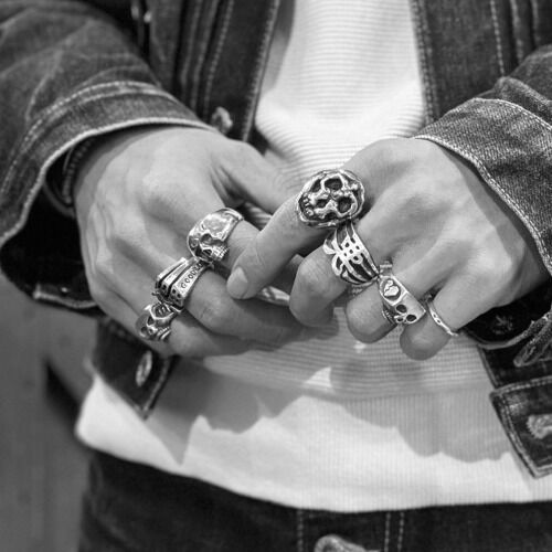 mollive Heavy OZ～DALI SKULL RING～ : CHARCOAL*GREEN BLOG NEWS