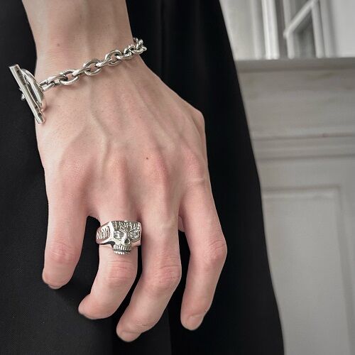 JIMSKULL RING JOHNNY DEPP NEVER FEAR TRUTH ジルコニア JIMSKULL RING JOHNNY DEPP NEVER FEAR TRUTH ジルコニア