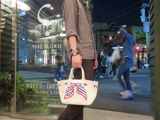 SAN HIDEAKI MIHARA TOTO BAG : CHARCOAL*GREEN BLOG NEWS