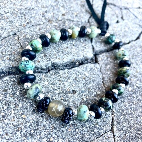 2024干支ブレスレット・辰～ DRAGON & SKULL BEADS BRACELET