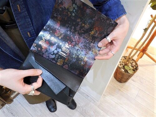 詰替え 所作 限定パンチングレザー カーキ | ochge.org