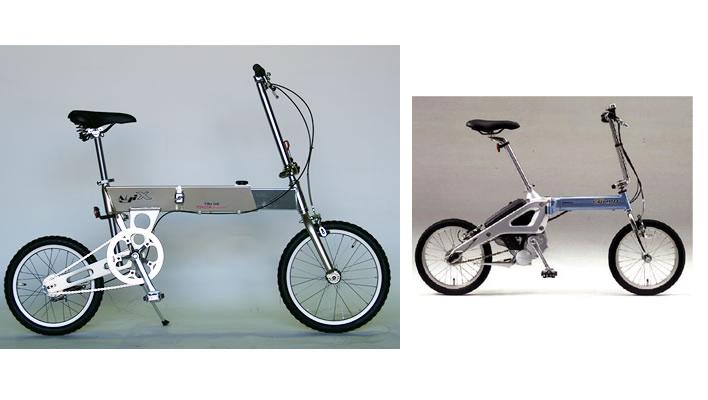 ホンダの折りたたみ自転車 原動機無自転車