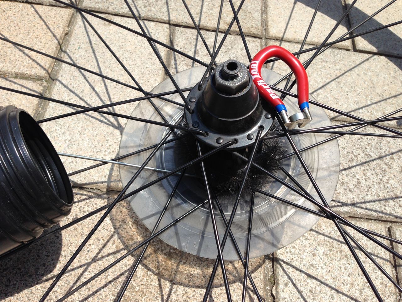 自転車 スポークが折れた サビ